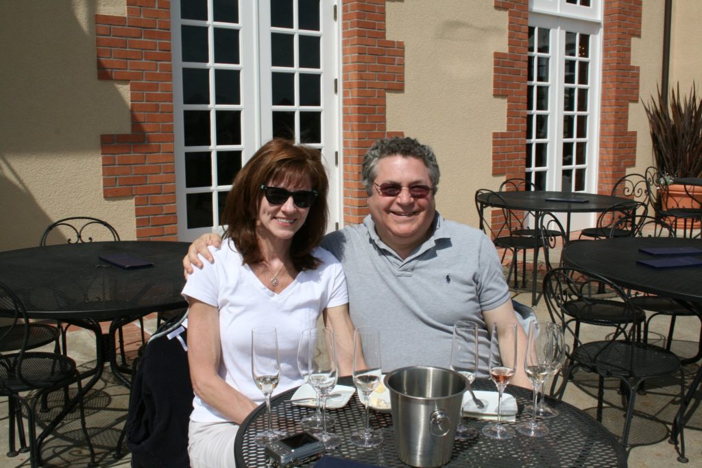 Wine Adventures 1 Steve and Karen at Domaine Carneros