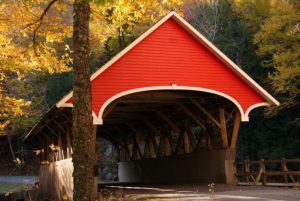 Covered Bridges in White Mountains, New Hampshire
