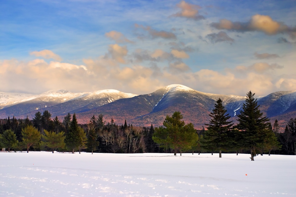 Stunning views while enjoying the many things to do in the White Mountains this winter
